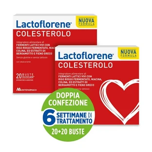Lactoflorene Suplemento para el Colesterol Bipack Fermentos Lácticos Arroz Rojo Sobres