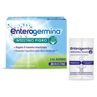 Enterogermina Supplément de régularité intestinale 20 Sachets Sans Gluten Sans Lactose