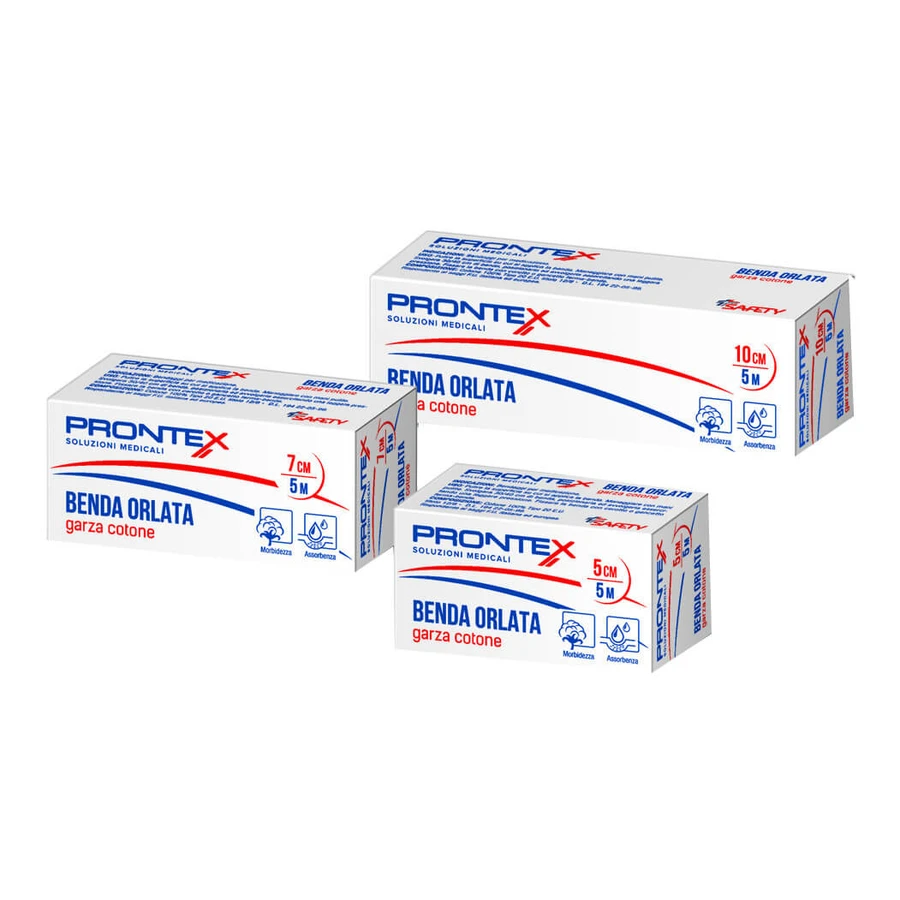 HEMMED BANDAGE 20 STRANDS 5X500CM