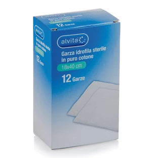 ALVITA STER GAUZE 18X40CM 12PCS