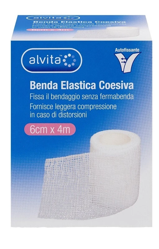 ALVITA COHESIVE ELASTIC BANDAGE 6X4
