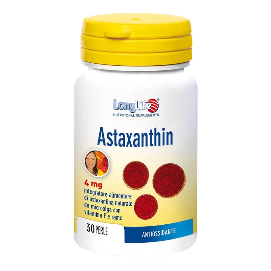 Longlife Astaxantin 4mg 30 Pearls