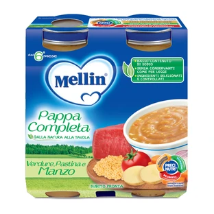 Mellin Pappa Completa Beef 2x250g