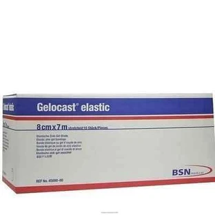 Gelocast Enkel rekbaar elastisch verband zinkoxide gel 700 x 8 cm 10 stuks