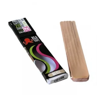 Premium kinesiological tape beige, 5 cm x 30 cm, REA Tape
