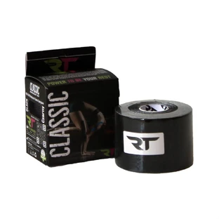 Ruban kinésiologique premium noir, 5cm x 5m, REA Tape