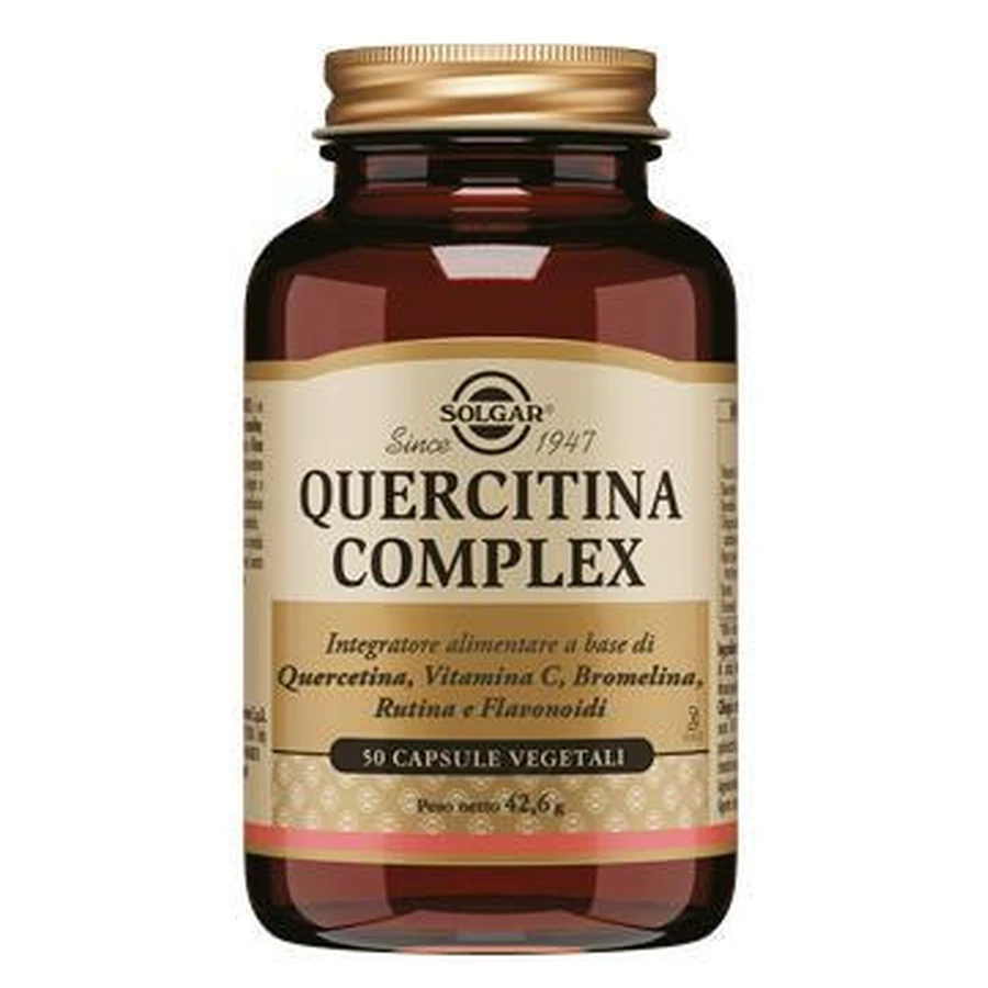 Solgar Quercitin Complex 50 pflanzliche Kapseln Vitamin C Immunsystem