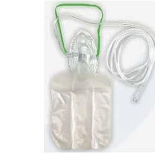 Zuurstoftherapie masker + slang + rozenkransen