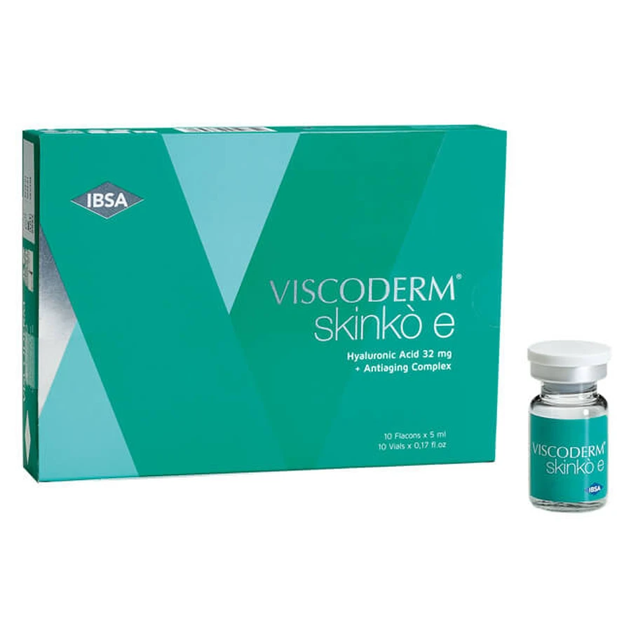Viscoderm Skinko' Jeringa Intradérmica Y Ácido Hialurónico 32 Mg 10 Viales 5 Ml