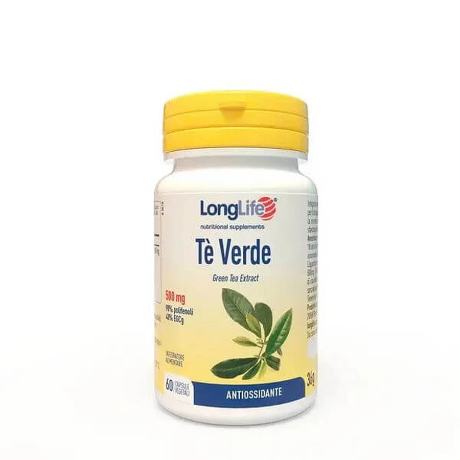 LONGLIFE GREEN TEA 60 Cps 500mg