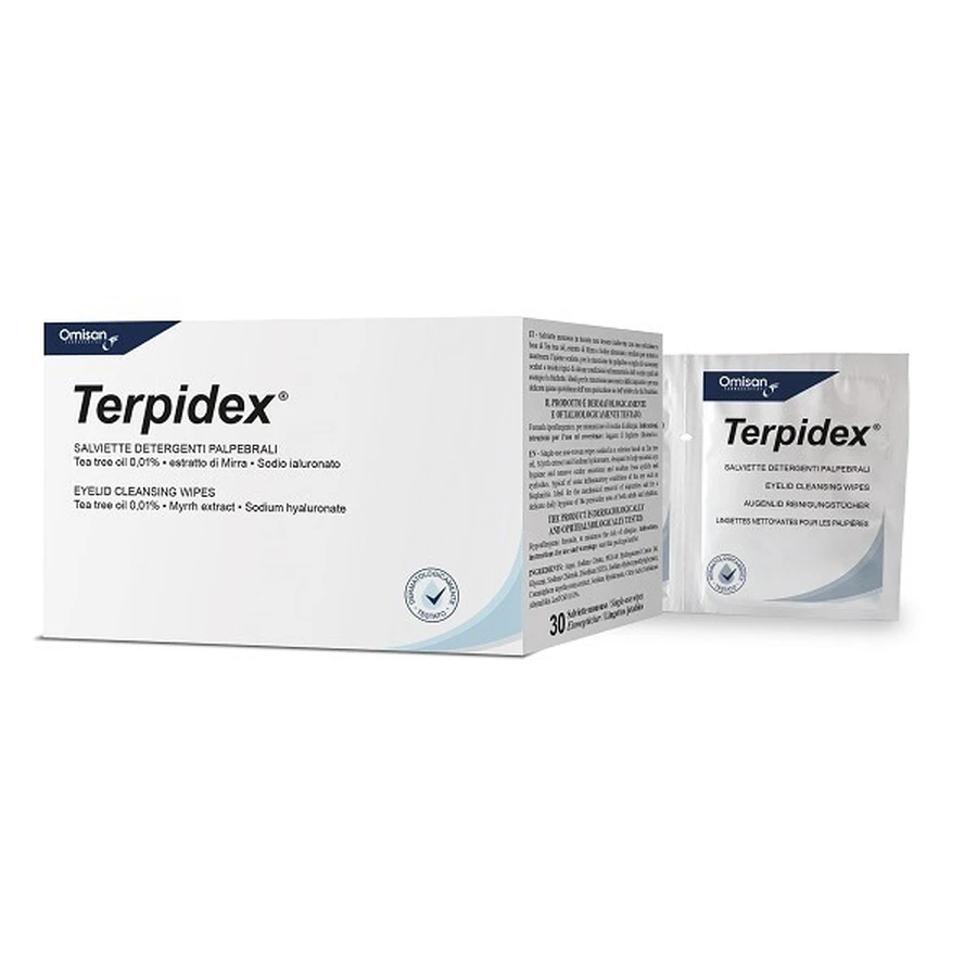 TERPIDEX WIPES DET PALPEBR