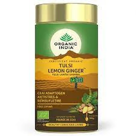 Adaptogen Tea Turmeric and Ginger, 25 sachets, Organic India