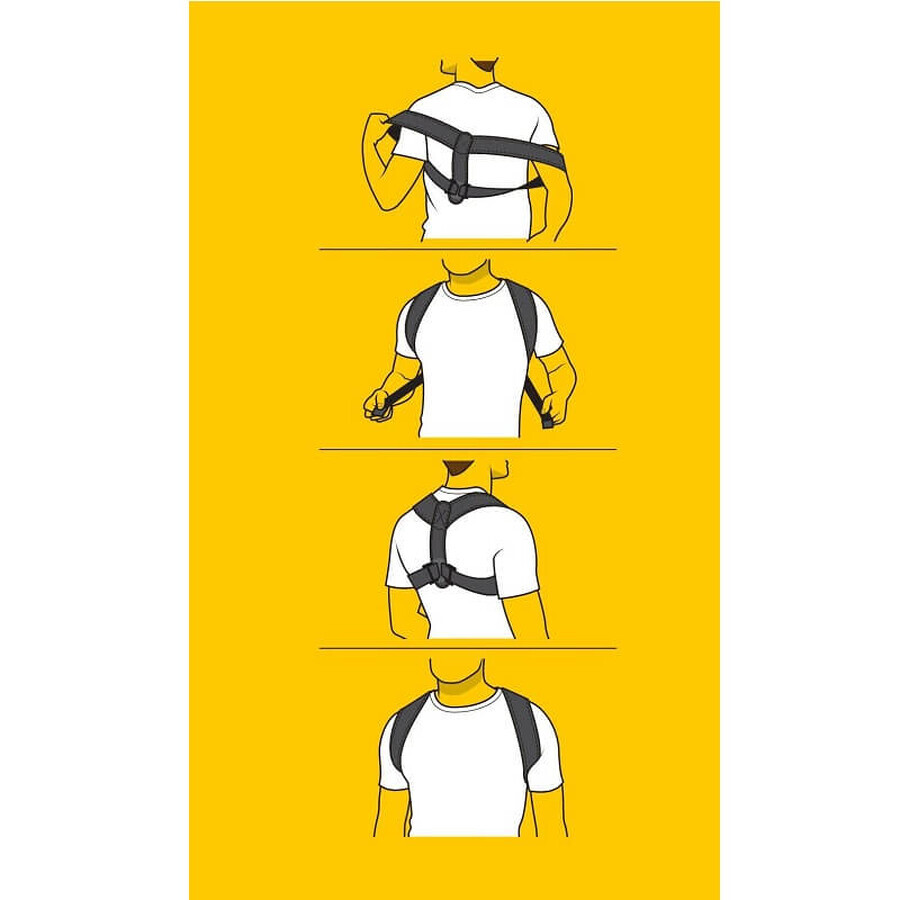 Posture corrector, adjustable 71.1-121.9 cm, Futuro