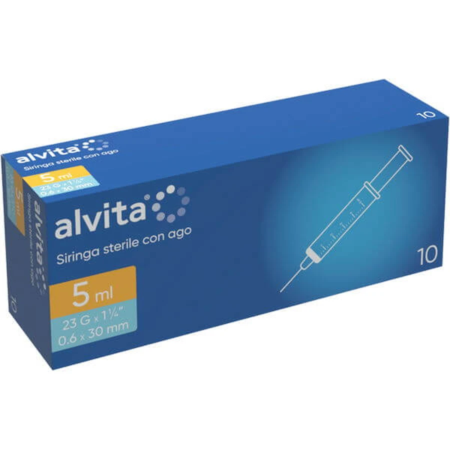 Alvita Spritze 5ml Modell G23 10 Stück