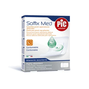 Adhesive Tnt Plaster With Absorbent Tablet Pic Soffix Med 10x8 Cm