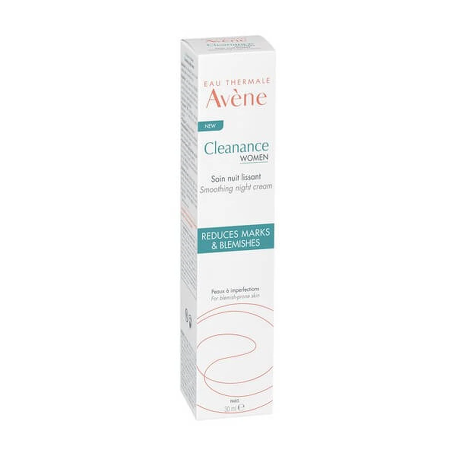 Avène Eau Thermale Cleanance Women Cremă de noapte netezitoare - 30 ml
