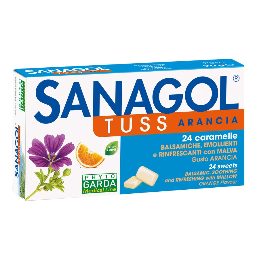 Sanagol Tussis Orange 24 bonbons