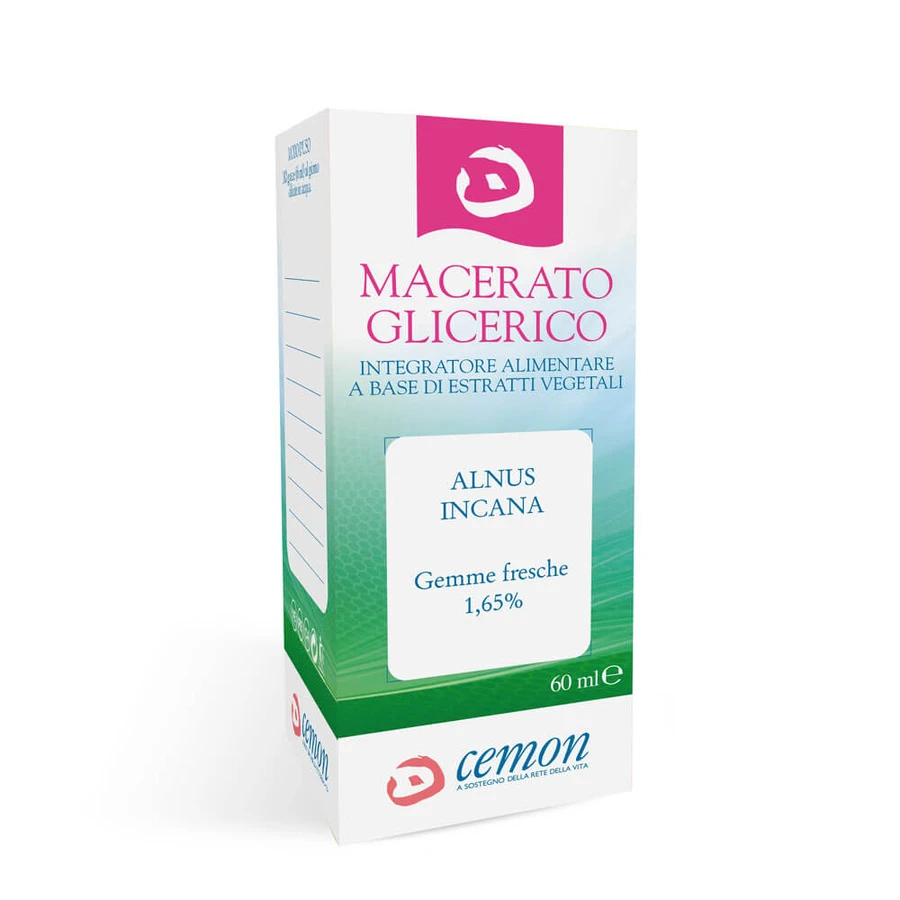Alnus Incana Edelsteine Glycerin Mazerat 60ml Cemon