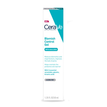 Anti blemish gel with AHA and BHA, 40 ml, CeraVe