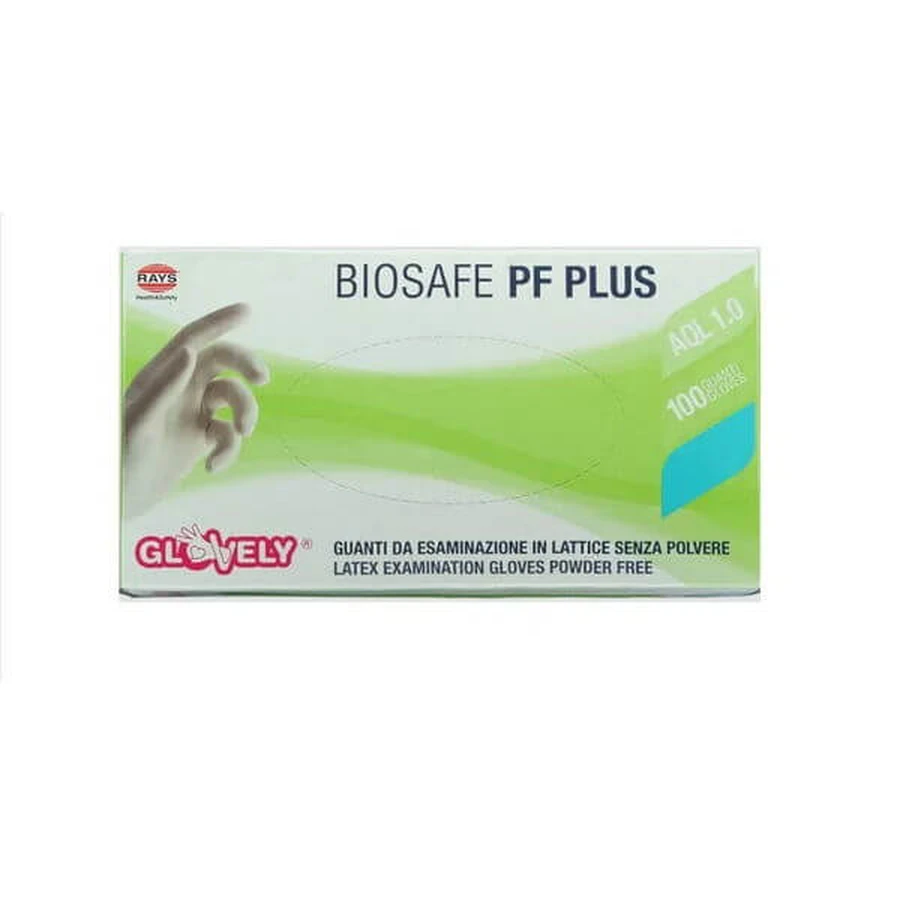 GUANTES MEDIANOS LATT S/POLV 100PCS