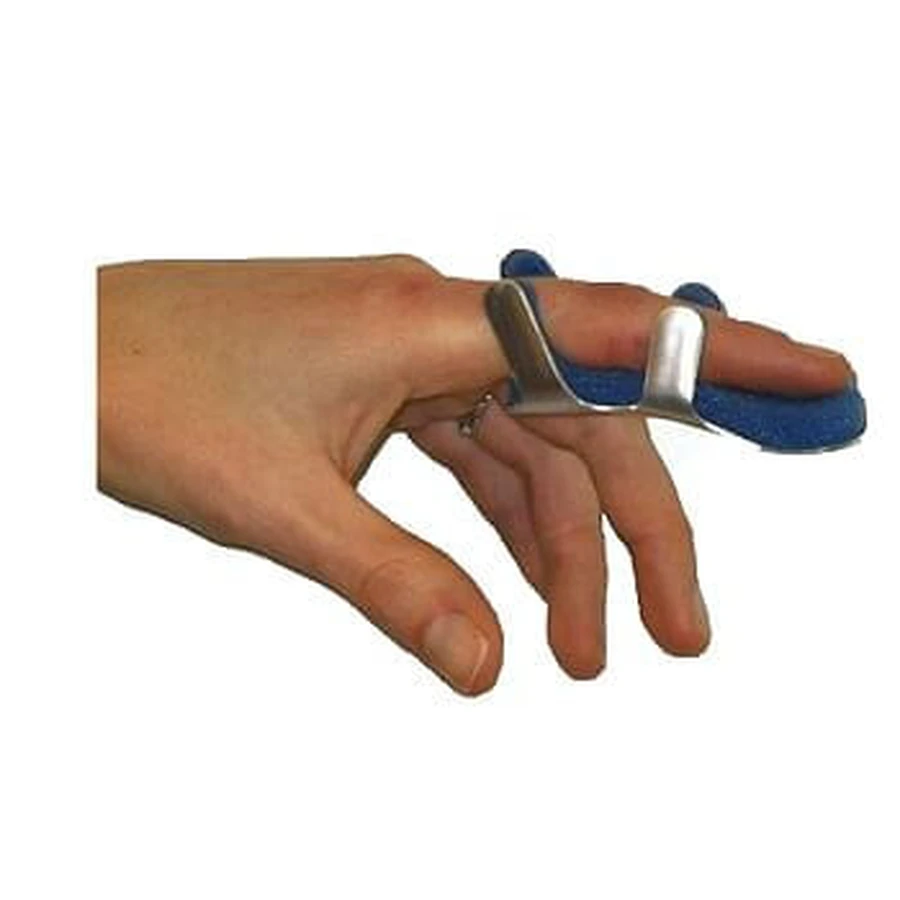 Farmasplint Vingerbreuk Spalk MiddelgrootIn Aluminium Vormbaar Met Radiotransparante Anti-allergische Polyurethaan Schuimvulling 8,5 cm 1 Stuk