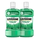 Listerine mouthwash for tooth and gum defense bundle 2×500 ml