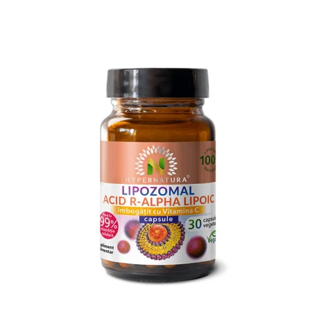 Lipozomal Acid R-Alpha-Lipoic, 30 cápsulas vegetales, Hypernatura