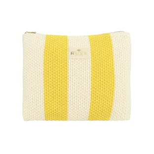Free White And Yellow Clutch Bag