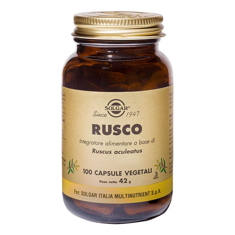 Solgar Rusco 100 vegetarian capsules