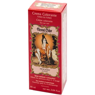 HENNE' ; CRÈME ACAJOU ROUGE 90ML