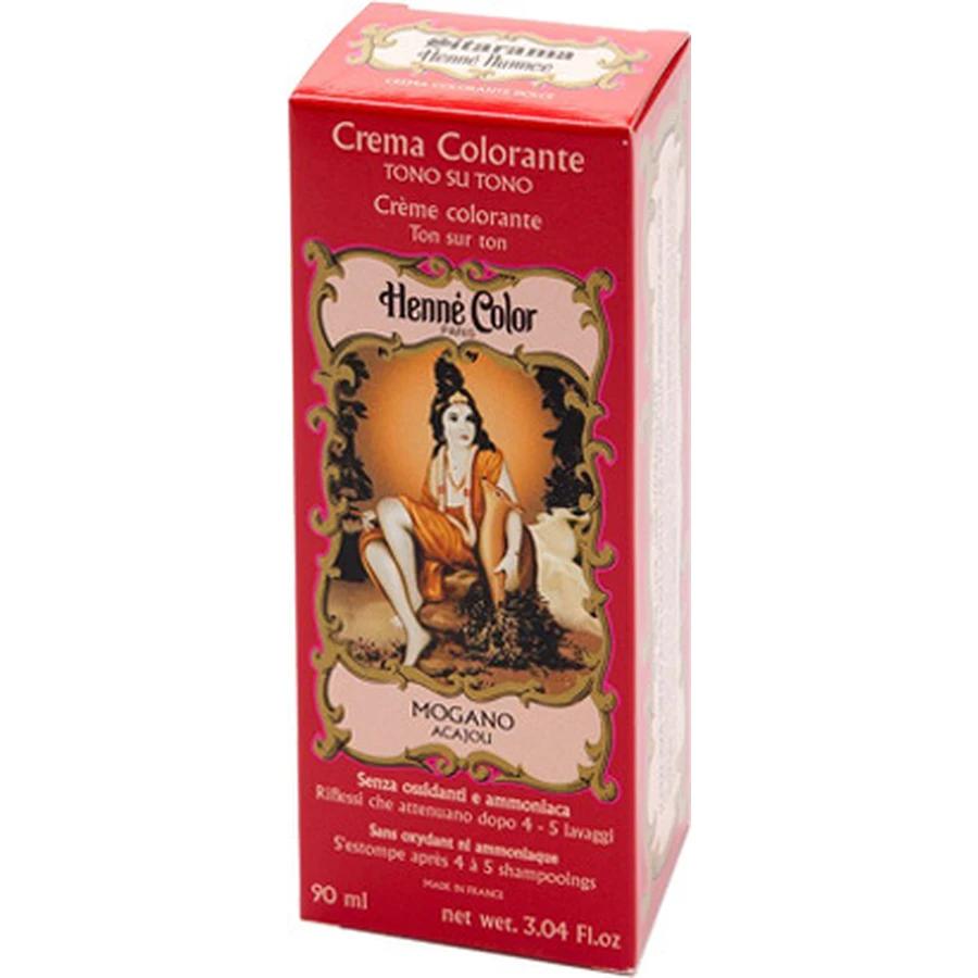 HENNE' ; CRÈME ACAJOU ROUGE 90ML