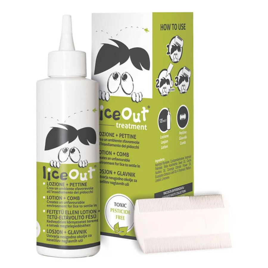 LICEOUT LOTION + COMB