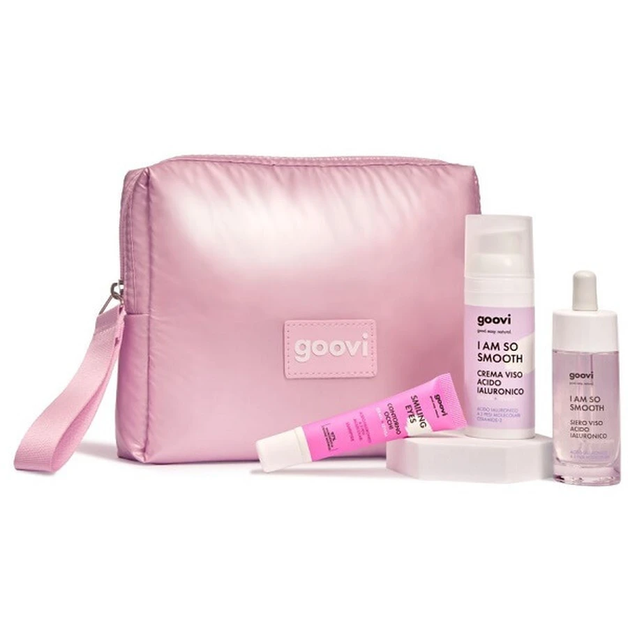 Coffret hydratant Goovi avec sérum, crème et contour des yeux