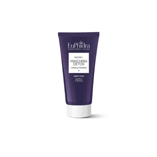 Euphidra Restore+ Mască de detoxifiere cu 3 argile minerale 75 ml - Acțiune purificatoare