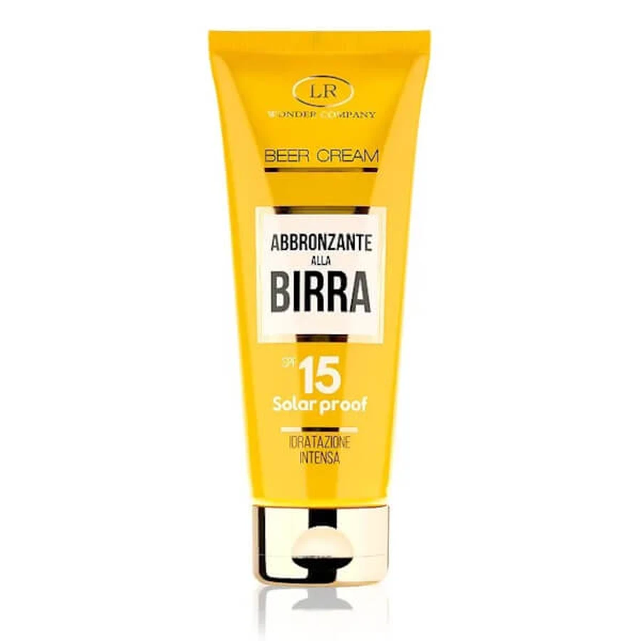 LR Wonder Beer Cream SPF 15 - Cremă de corp hidratantă la soare 100 ml
