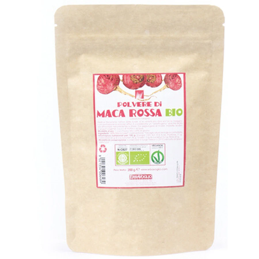 BIOLOGISCHE RODE MACAPOEDER 200G