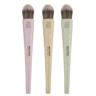 Brocha para base de maquillaje líquida de fibra natural, 1 pieza, Beter