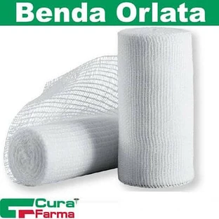 Pure Cotton Non-Elastic Hydrophilic Care Gauze Bandage With Edged Anti-Fraying Edges 10 X 500 Cm