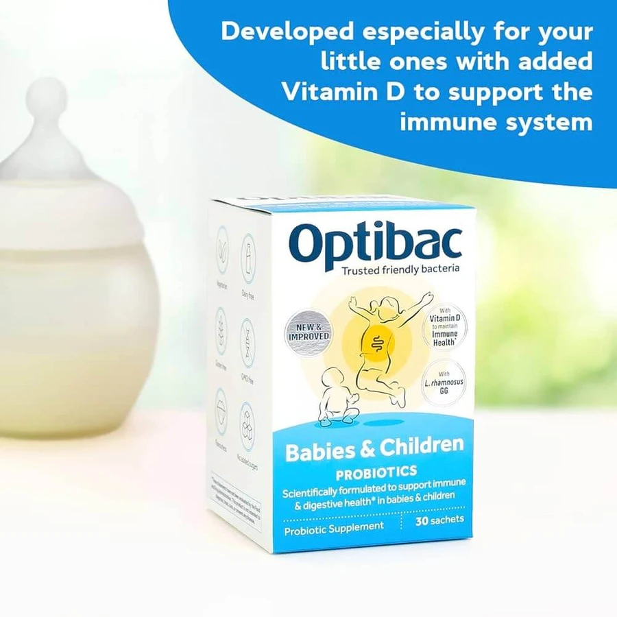 Optibac probiotic for children and infants, 10 sachets