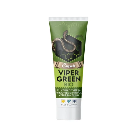 Crema con veneno de víbora Ammodytes y propóleo verde, 100 ml, Blue Diamond