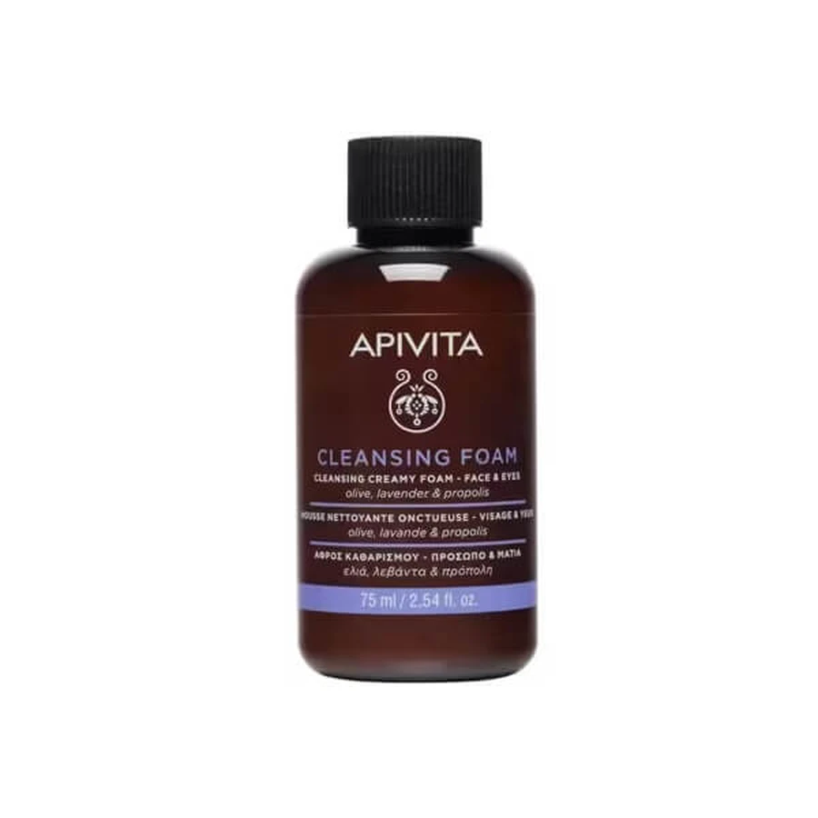 Apivita mini gezicht&oogschuim 75ml
