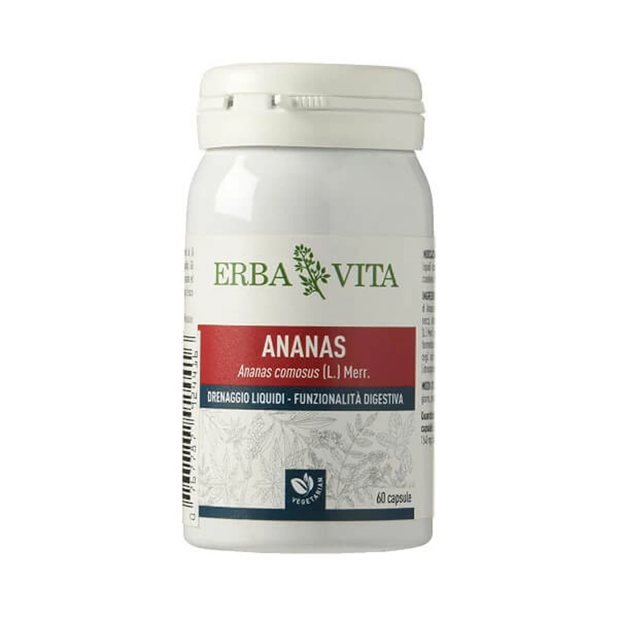 Pineapple 60 Capsules 500mg Erbavita