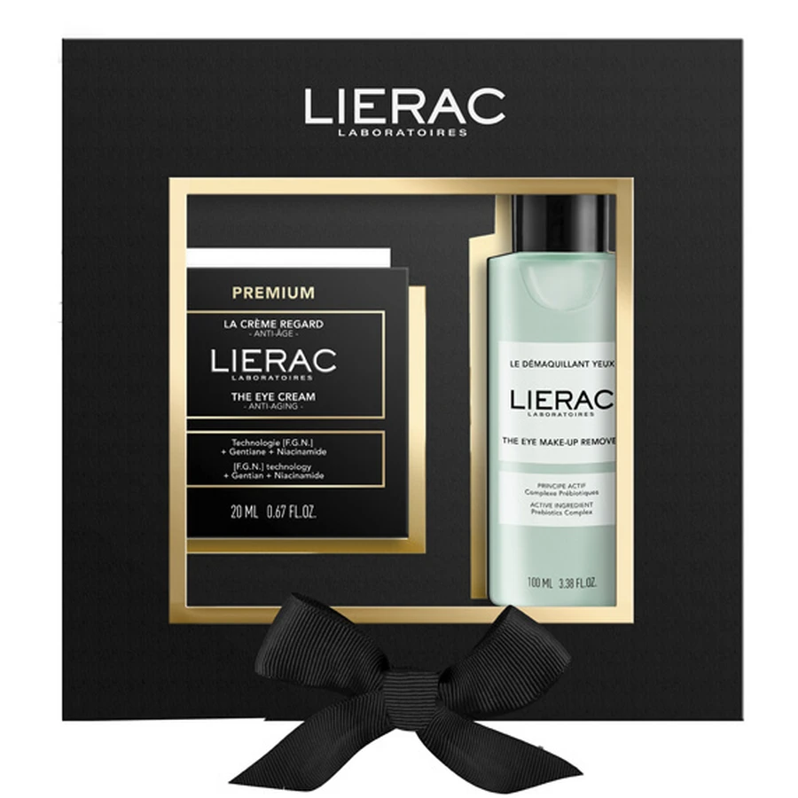 Lierac Premium - Set Crema Ojos 20ml + Desmaquillante Ojos 100ml