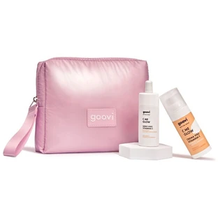 Goovi Goovilicious kit met vitamine C serum, crème en tasje
