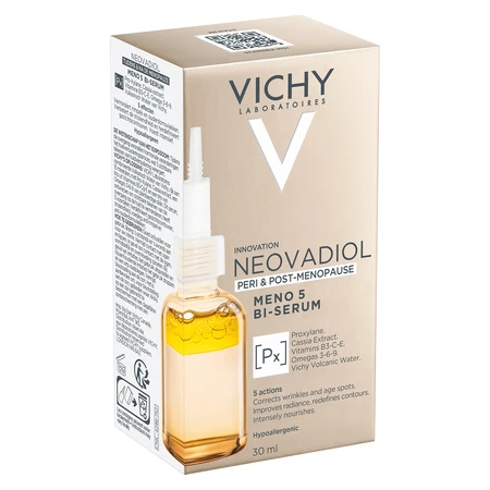 Vichy Neovadiol Bifasisch Verstevigend en Gladmakend Serum voor Peri &amp; Post Menopauze Meno 5, 30 ml