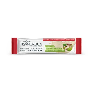 Tisanoreica Smart Barrita de chocolate blanco y pistacho 35g