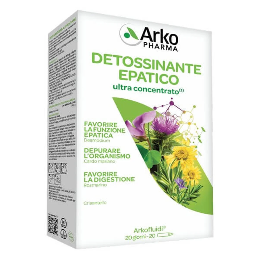 Arkofluids Us Detoxifying 20 Vials
