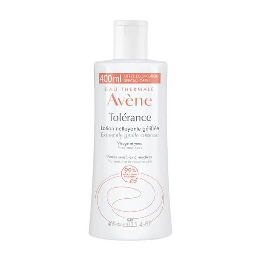 Avene Tolerance Reinigungslotion 400ml Empfindliche Haut 99% Natürlich Duftstofffrei