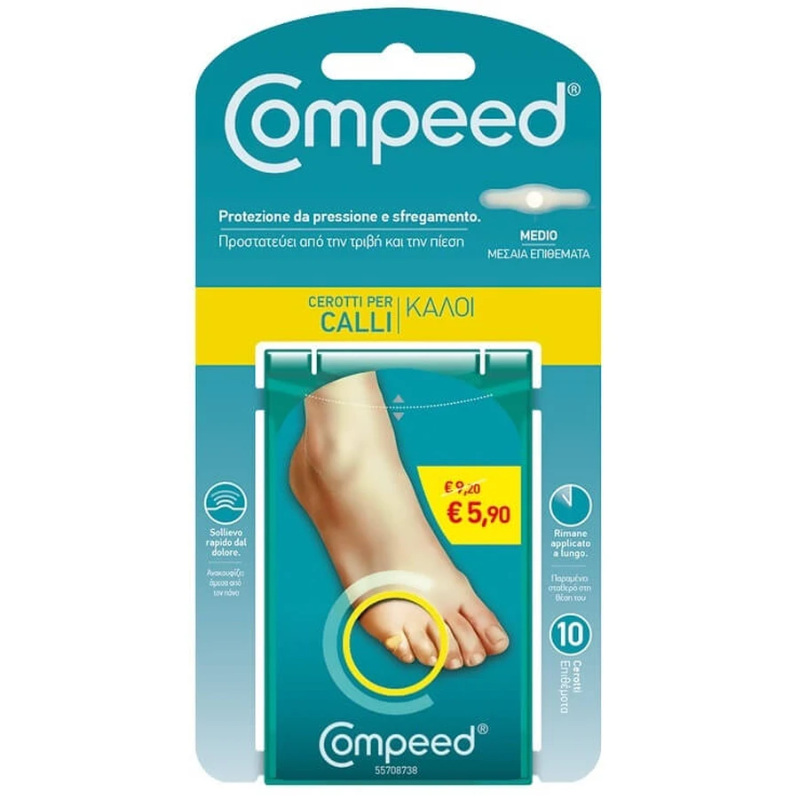 COMPEED CALLOS MEDIANO 10PCS PROMO