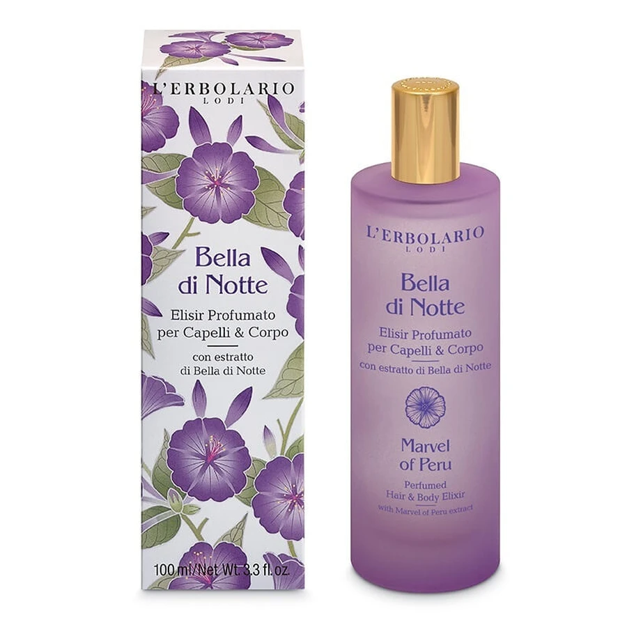 L'Erbolario Bella di notte elixir para cabello y cuerpo 100ml